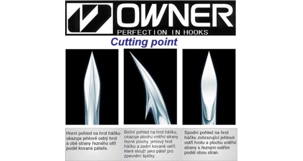 OWNER - Háčik s očkom, Cutting Point 11 ks