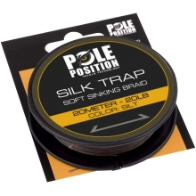 POLE POSITION - Náväzcová šnúrka Silk Trap Soft Sinking Braid 20 m Silt