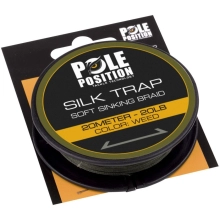 POLE POSITION - Náväzcová šnúrka Silk Trap Soft Sinking Braid 20 m Weed