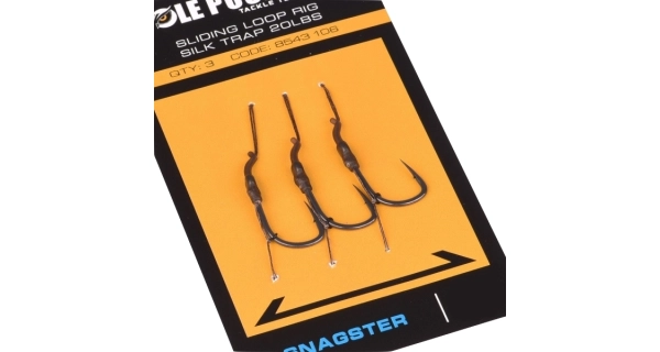 POLE POSITION - Náväzec Sliding Loop Rig Snagster 5 cm veľ. 8 3 ks