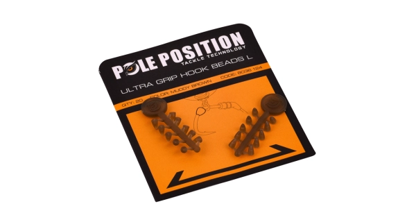 POLE POSITION - Zarážky Ultra Grip Hook Beads L 20 ks