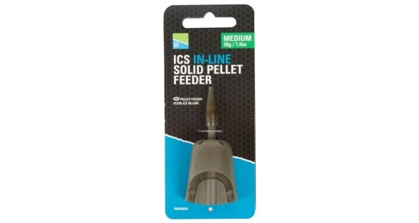 PRESTON - Feederové krmítko ICS In-Line Solid Pellet Feeder Medium 30 g