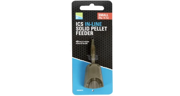 PRESTON - Feederové krmítko ICS Inline Solid Pellet Feeder Small 30 g