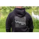 PRESTON - Mikina Black French Terry Hoodie veľ. 3XL