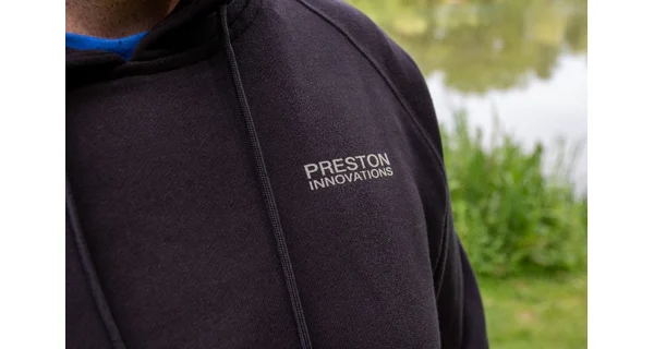 PRESTON - Mikina Black French Terry Hoodie veľ. 3XL
