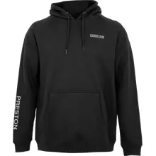 PRESTON - Mikina Black French Terry Hoodie veľ. L