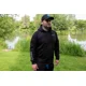 PRESTON - Mikina Black French Terry Hoodie veľ. L