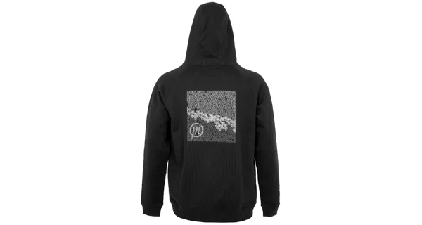 PRESTON - Mikina Black French Terry Hoodie veľ. L