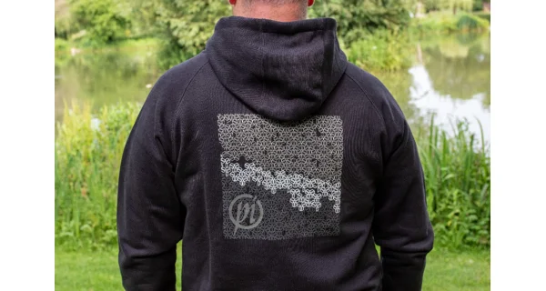PRESTON - Mikina Black French Terry Hoodie veľ. XL