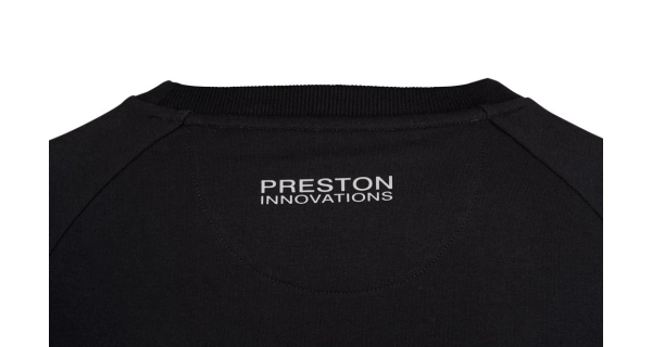 PRESTON - Mikina Black Minimal Sweatshirt veľ. 2XL