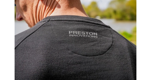 PRESTON - Mikina Black Minimal Sweatshirt veľ. 4XL