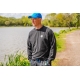 PRESTON - Mikina Black Minimal Sweatshirt veľ. L