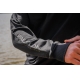 PRESTON - Mikina Black Minimal Sweatshirt veľ. S