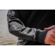 PRESTON - Mikina Black Minimal Sweatshirt veľ. S