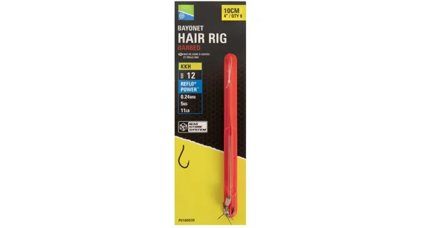 PRESTON - Náväzec Bayonet Hair Rigs 10 cm veľ. 10 8 ks