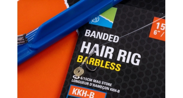 PRESTON - Náväzec KKH-B Banded Hair Rig veľ. 12 15 cm 8 ks