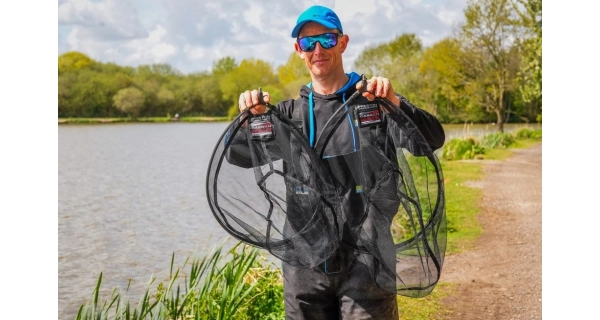 PRESTON - Podberáková hlava Carbon Hair Mesh Landing Net 18" 45 cm