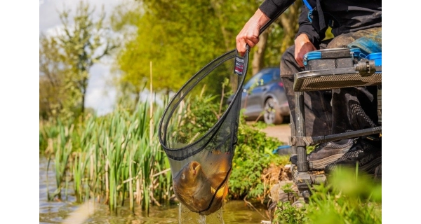PRESTON - Podberáková hlava Carbon Hair Mesh Landing Net 18" 45 cm
