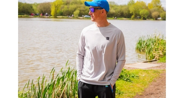 PRESTON - Tričko Grey Performance Sun Shirt UPF-40 veľ. 2XL