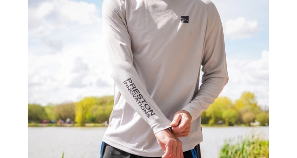 PRESTON - Tričko Grey Performance Sun Shirt UPF-40 veľ. 3XL