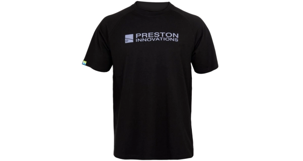 PRESTON - Tričko Lightweight Black Raglan T-Shirt veľ. XL
