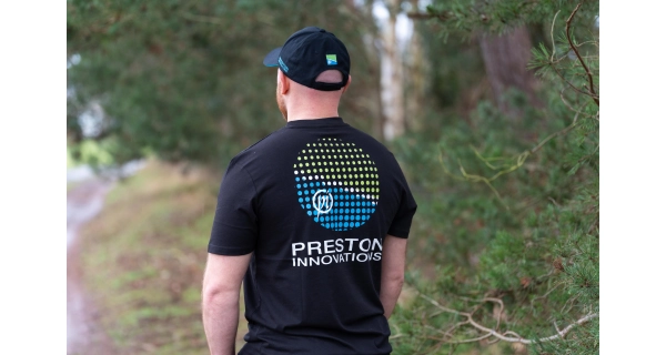 PRESTON - Tričko Lightweight Black T-Shirt veľ. S