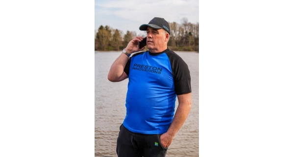 PRESTON - Tričko Lightweight Blue Raglan T-Shirt veľ. L