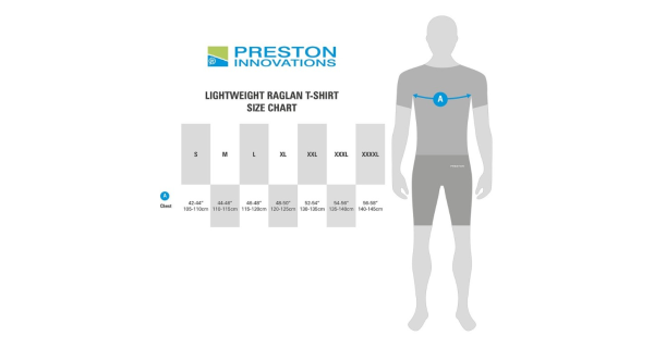 PRESTON - Tričko Lightweight Blue Raglan T-Shirt veľ. M