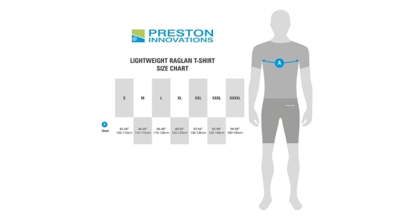 PRESTON - Tričko Lightweight Blue Raglan T-Shirt veľ. S
