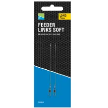 PRESTON - Záveska Feeder Links Soft Long 75 mm 3 ks