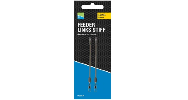 PRESTON - Záveska Feeder Links Stiff Long 80 mm 2 ks