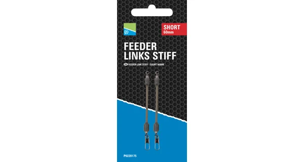 PRESTON - Záveska Feeder Links Stiff Short 60 mm 2 ks