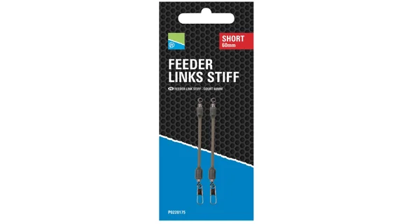 PRESTON - Záveska Feeder Links Stiff Short 60 mm 2 ks