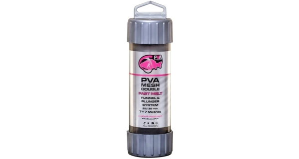 PVA HYDROSPOL - Pančucha s tubusom PVA Mesh System Short Fast Melt 2v1 7+7 m