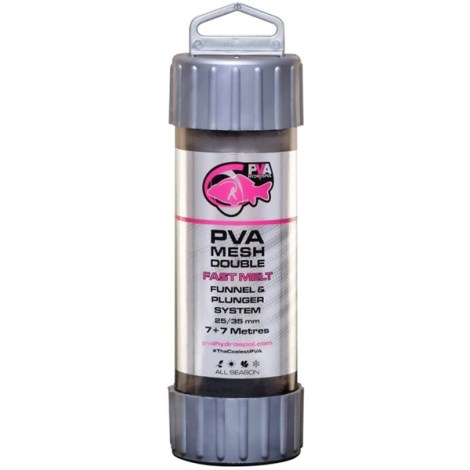 PVA HYDROSPOL - Pančucha s tubusom PVA Mesh System Short Fast Melt 2v1 7+7 m