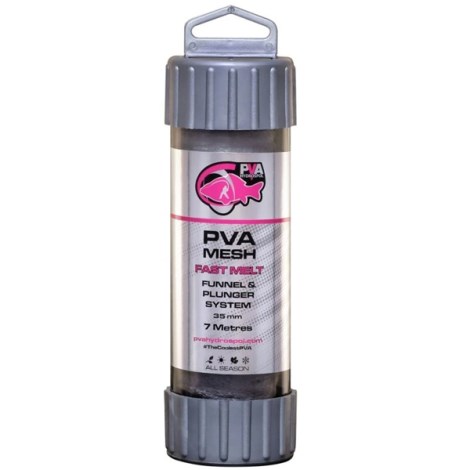 PVA HYDROSPOL - Pančucha s tubusom PVA Mesh System Short Fast Melt 35 mm 7 m