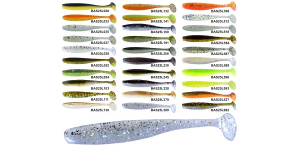 RELAX KOPYTA - Relax bass 7 cm - nástraha - cena za 1 ks farba 512
