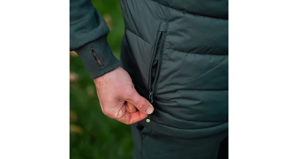 RIDGEMONKEY - Bunda APEarel ThermaPro Hybrid Coat Green veľ. 3XL