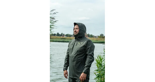 RIDGEMONKEY - Bunda APEarel ThermaPro Waterproof Shell Coat Green veľ. M