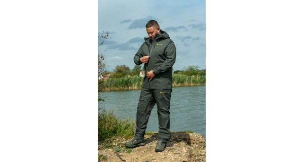 RIDGEMONKEY - Bunda APEarel ThermaPro Waterproof Shell Coat Green veľ. M