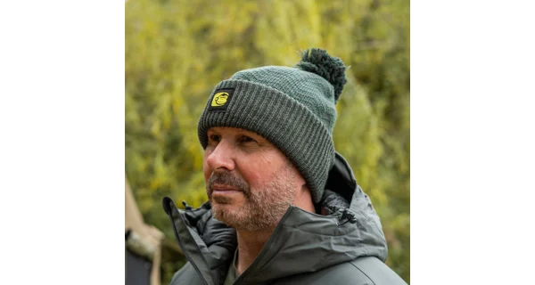 RIDGEMONKEY - Čiapka APEarel ThermaPro Waterproof Bobble Hat Green