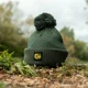 RIDGEMONKEY - Čiapka APEarel ThermaPro Waterproof Bobble Hat Green