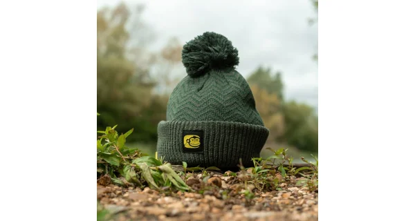 RIDGEMONKEY - Čiapka APEarel ThermaPro Waterproof Bobble Hat Green