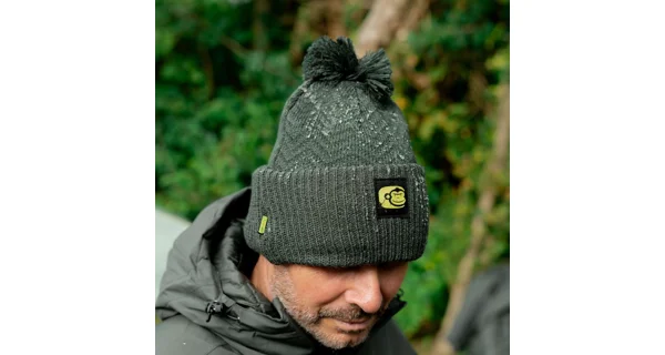 RIDGEMONKEY - Čiapka APEarel ThermaPro Waterproof Bobble Hat Green