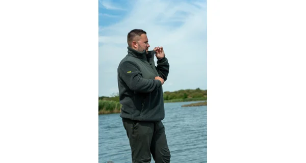 RIDGEMONKEY - Fleecová bunda APEarel ThermaPro Sherpa Fleece Green veľ. S