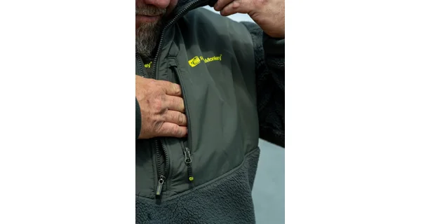 RIDGEMONKEY - Fleecová bunda APEarel ThermaPro Sherpa Fleece Green veľ. S
