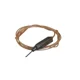 RIDGEMONKEY - Fluorocarbon Uni Lead Clip Leader Camo Brown 20,4 kg 1 m