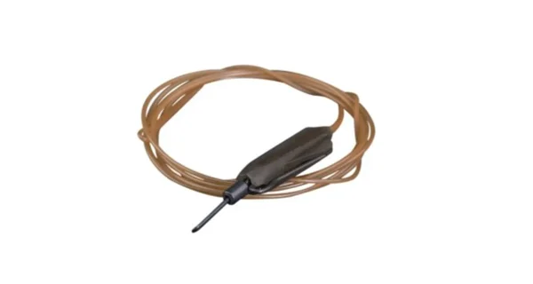 RIDGEMONKEY - Fluorocarbon Uni Lead Clip Leader Camo Brown 20,4 kg 1 m