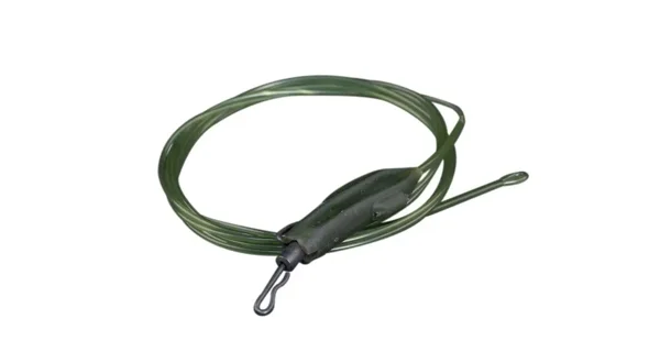 RIDGEMONKEY - Fluorocarbon Uni Lead Clip Leader Camo Green 20,4 kg 1 m