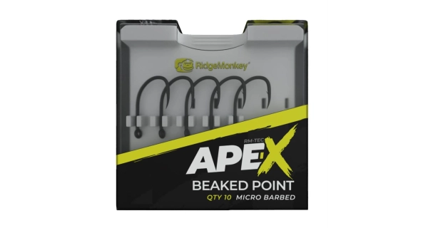 RIDGEMONKEY - Háčik Ape-X Beaked Point Barbed veľ. 8 10 ks